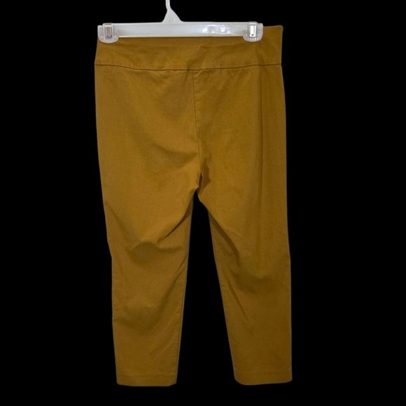 ⭐️Alfani Mustard Ankle Pants Size 4 - Picture 2 of 4